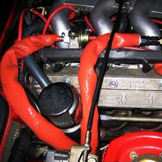 Silicone Coated Fiberglass-Sleeve automotive application