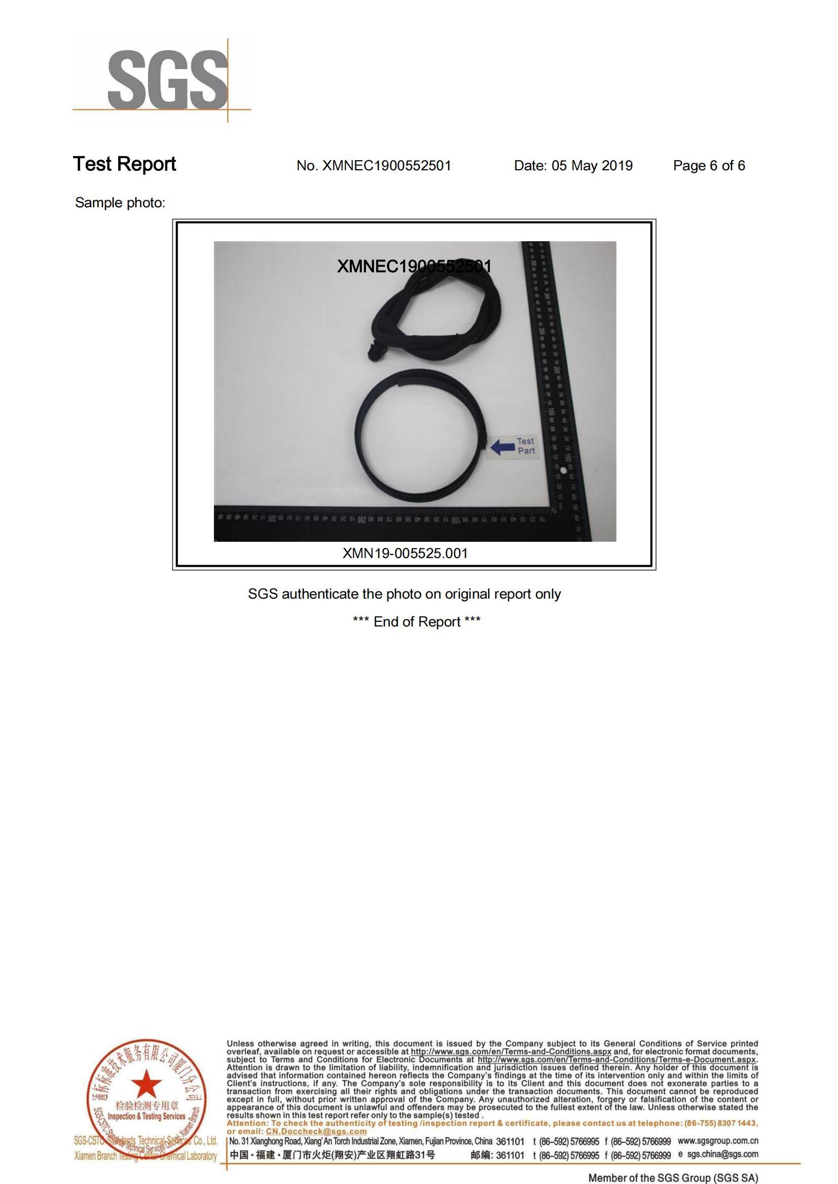 PET Braided Sleeve Rohs report (4)