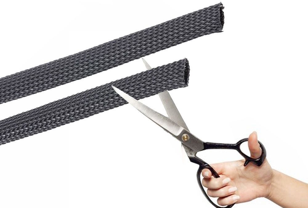 How To Cut Expandable Braided Sleeving Without Fraying