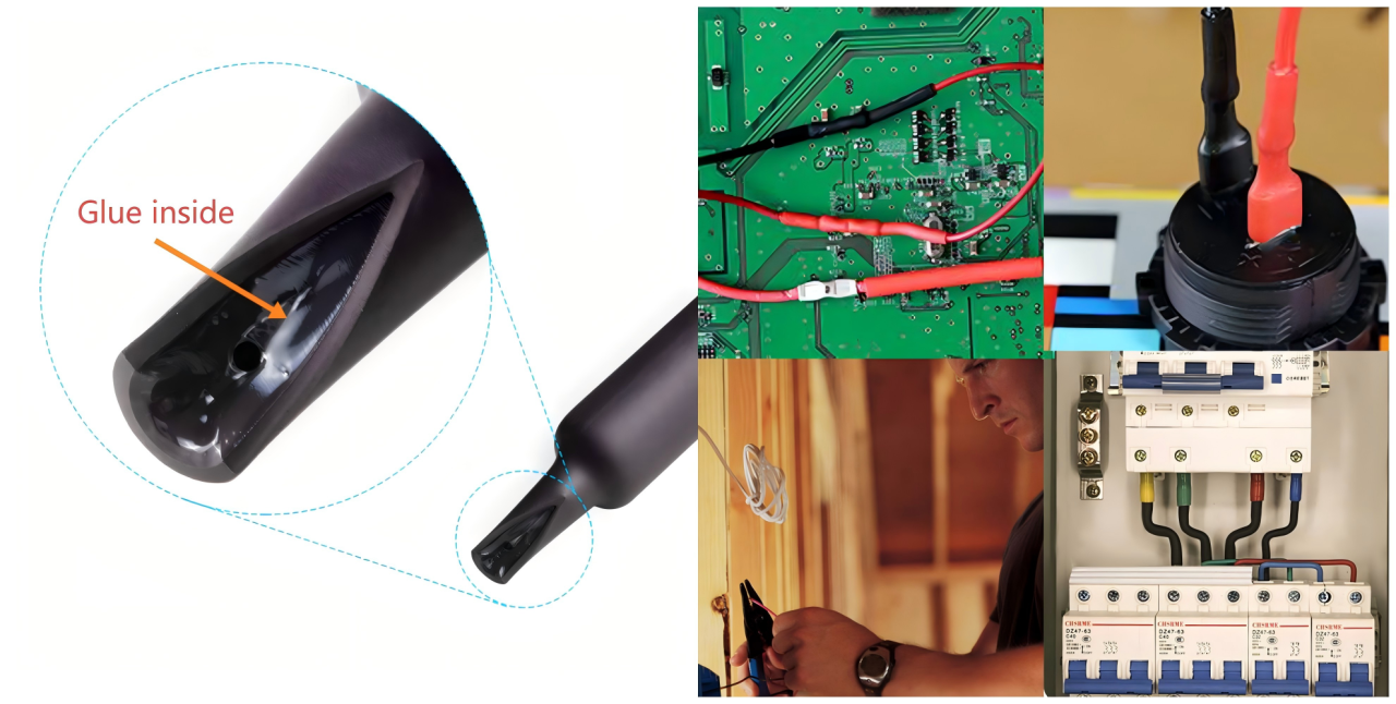 Dual-Wall Heat Shrink Tubing application Dual-Wall Heat Shrink Tubing application