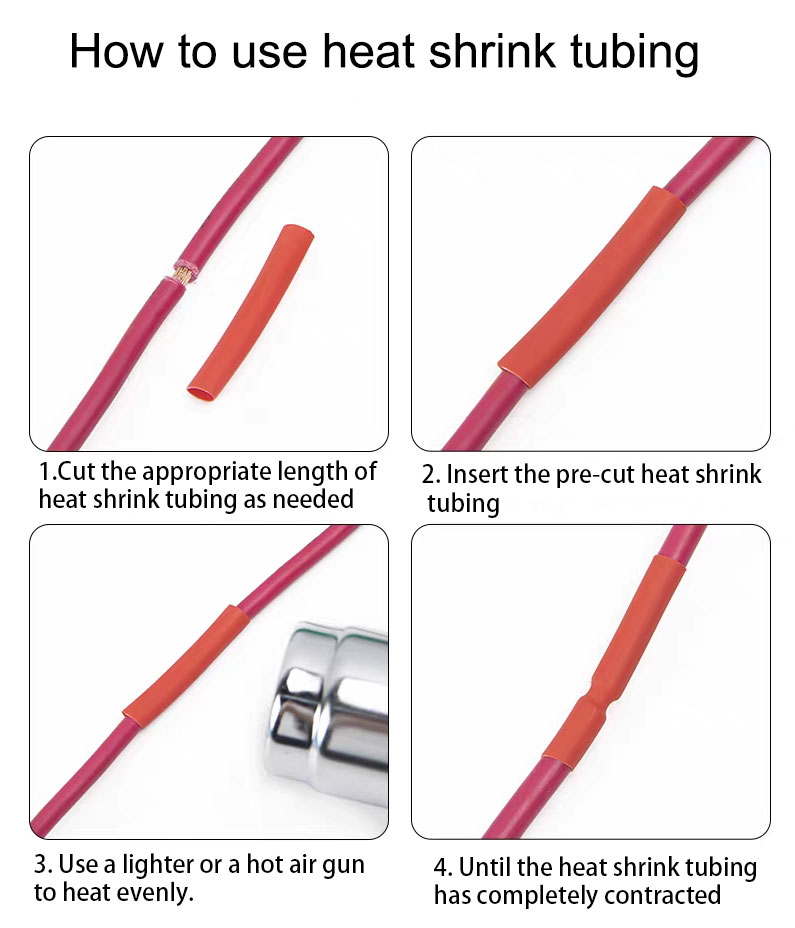 How to use heat shrink tubing How to use heat shrink tubing