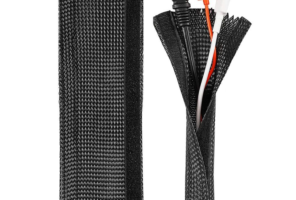 Hook and loop braided sleeving