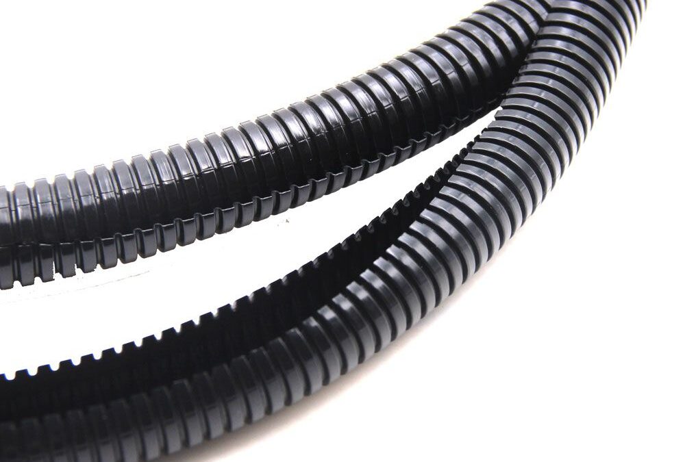 Double deck corrugated conduit