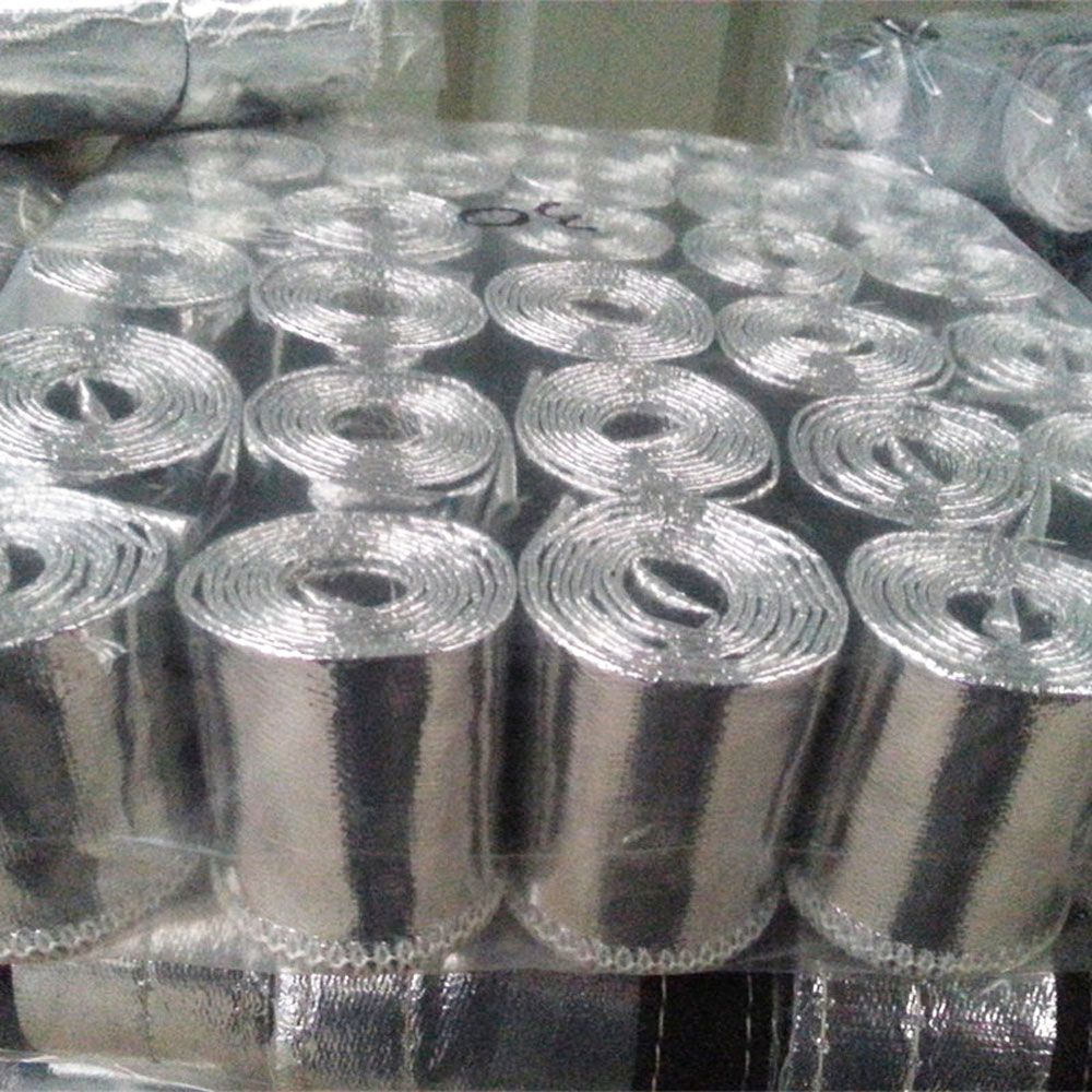 aluminum fiberglass sleeve one roll packing aluminum fiberglass sleeve one roll packing