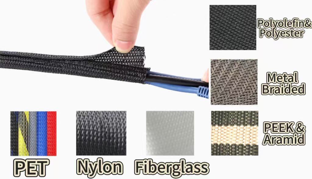 Braided Cable Sleeving material type Braided Cable Sleeving material type