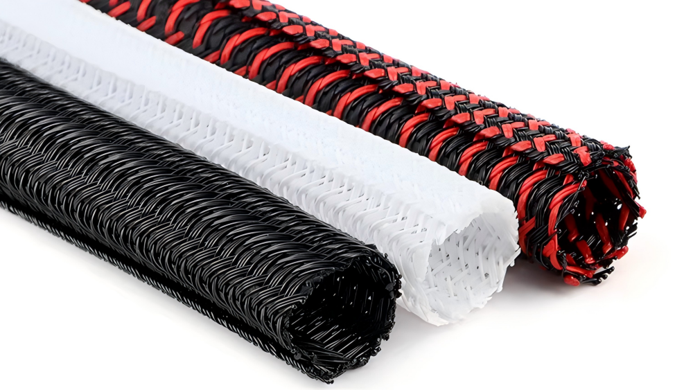 6. Self- closing braided sleeve 6. Self- closing braided sleeve