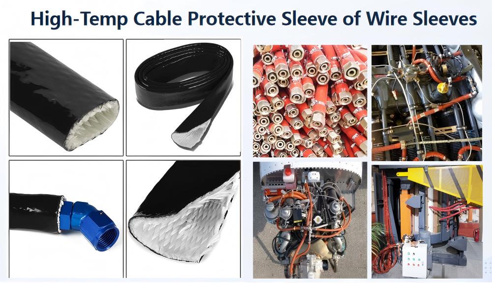 High-Temp Cable Protective Sleeve of Wire Sleeves High-Temp Cable Protective Sleeve of Wire Sleeves