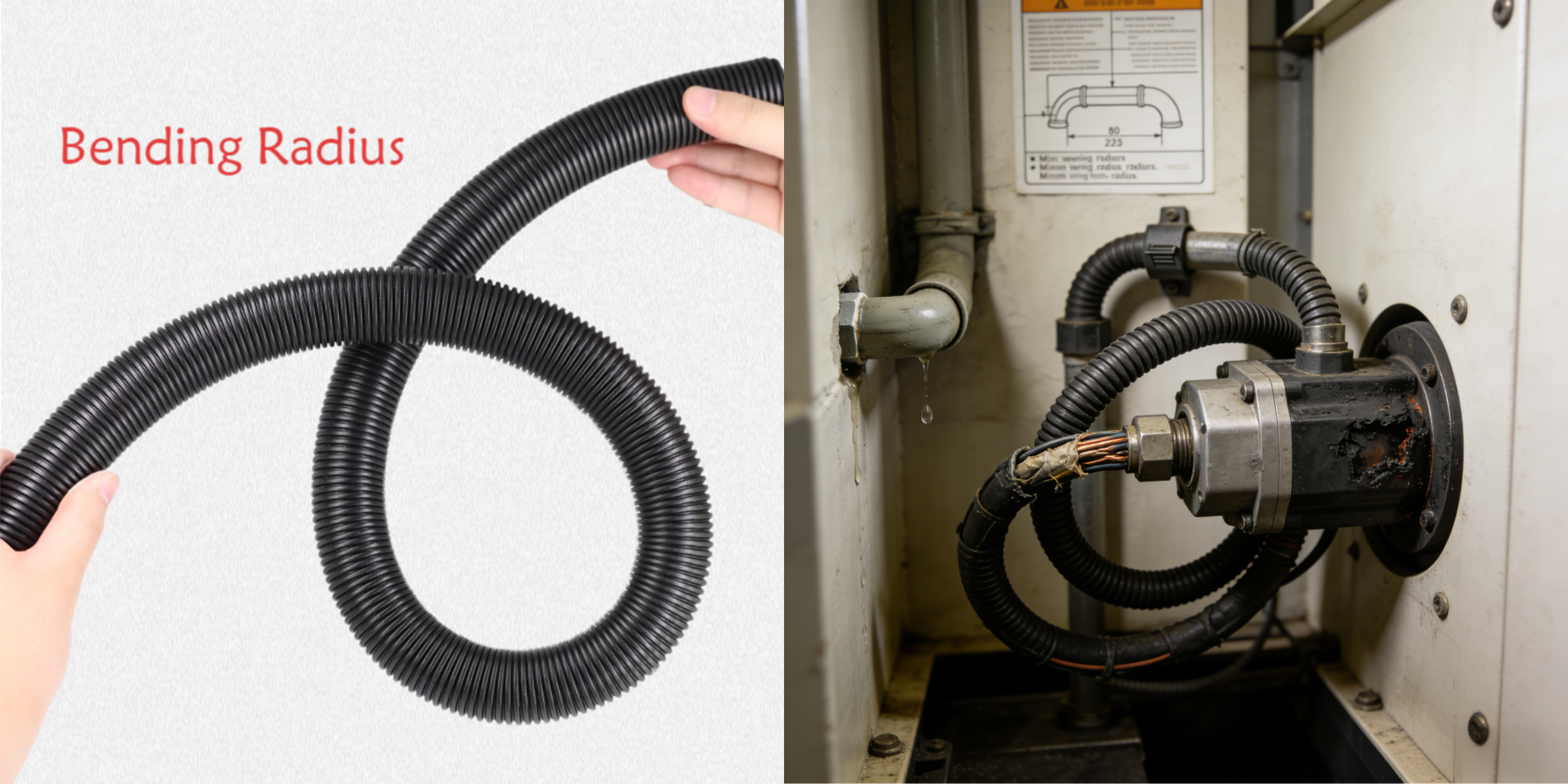How to choose the correct Bending Radius of corrugated conduit