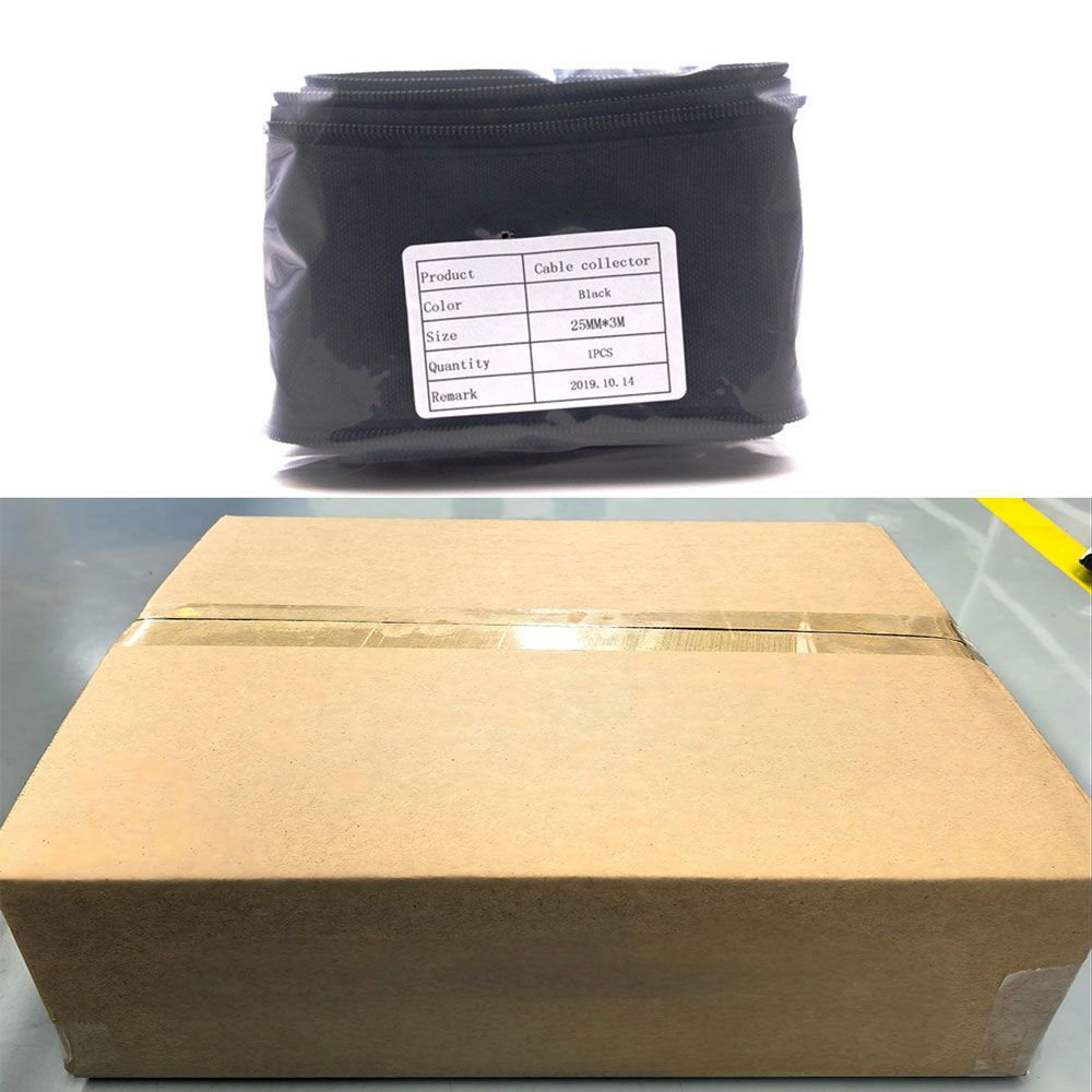 zipper cable sleeve box packaging