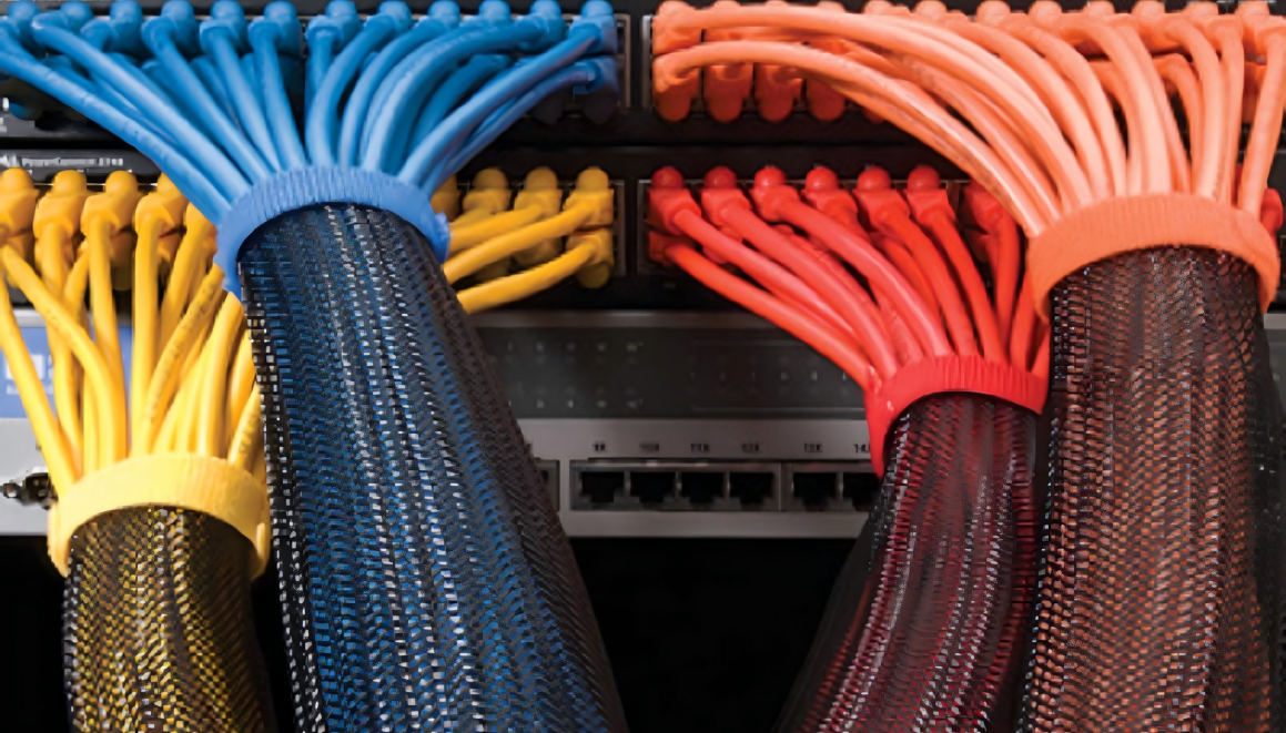 PET expandable braided sleeving in modern cable management PET expandable braided sleeving in modern cable management