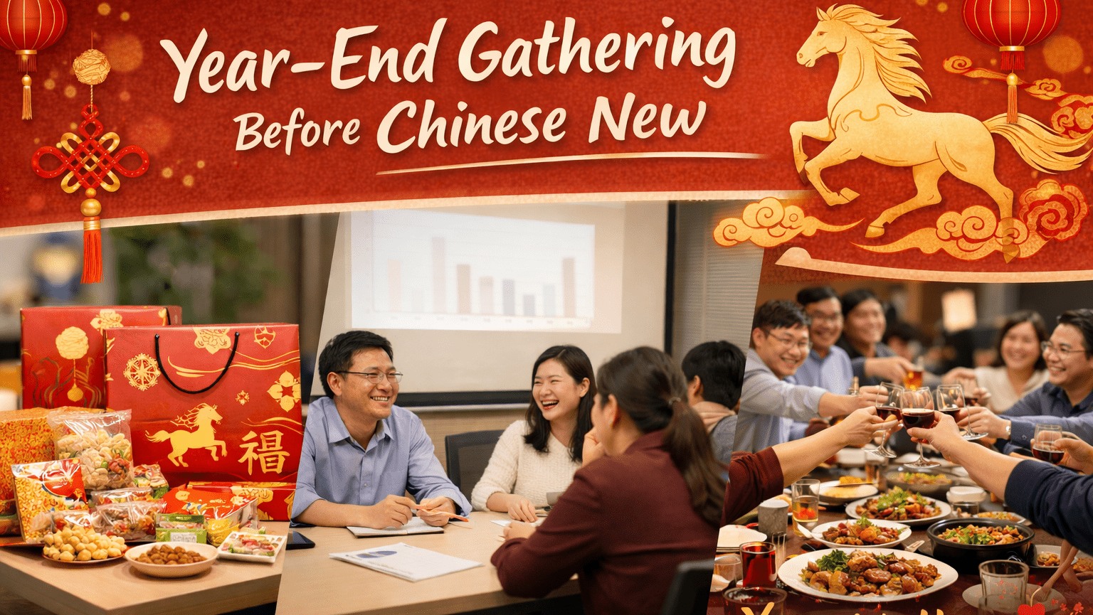 Year-End Summary Meeting, New Year Gifts & Dinner: A Perfect Closing for the Year