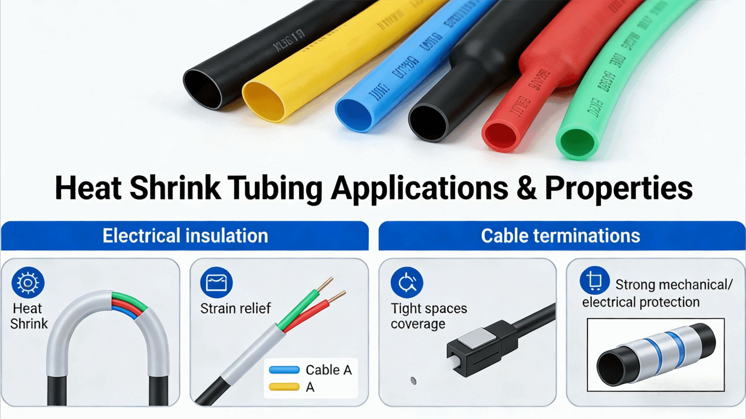 3.Heat Shrink Tubing Applications 3.Heat Shrink Tubing Applications