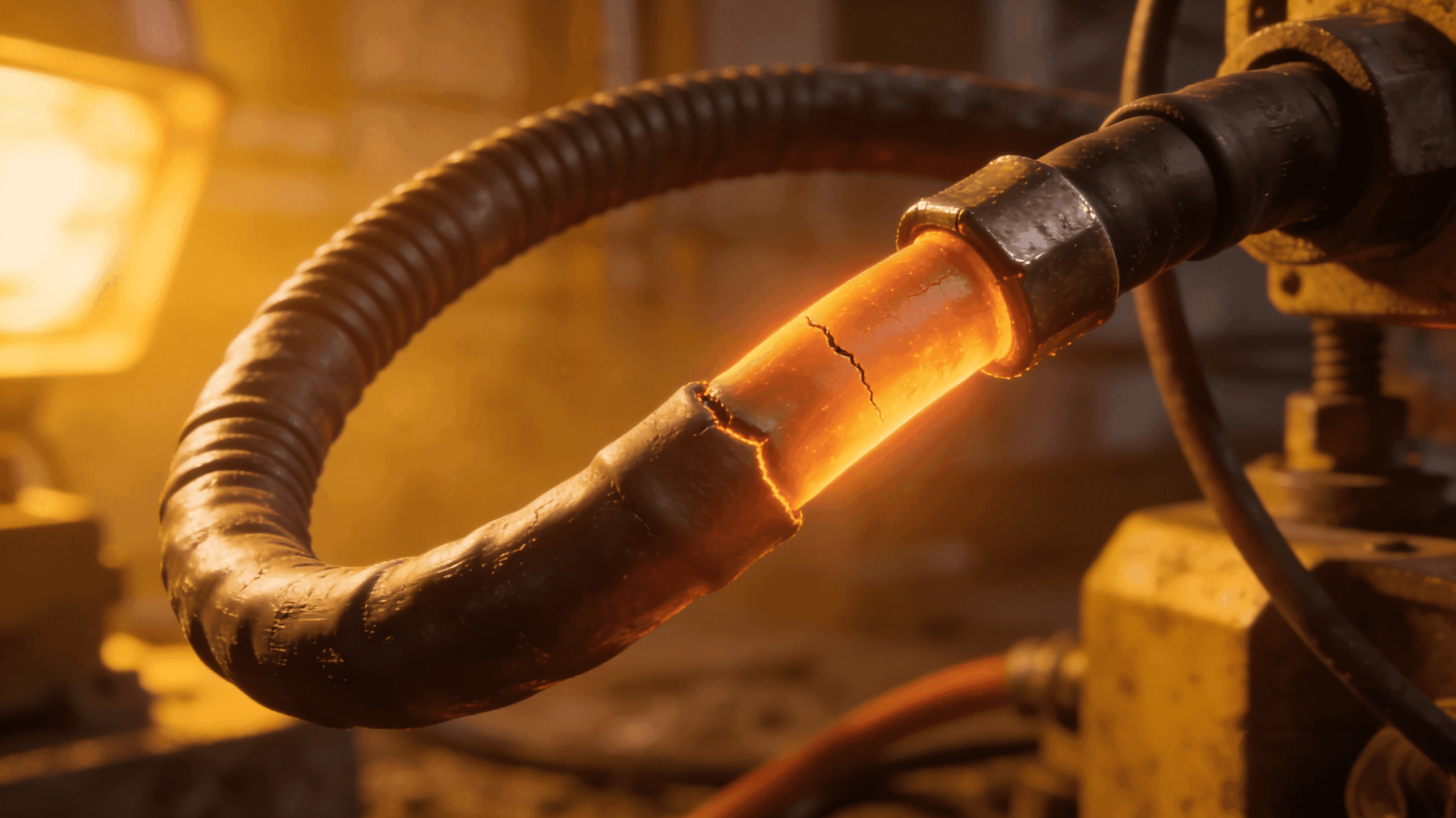 Damage to wires by high-temperature environments