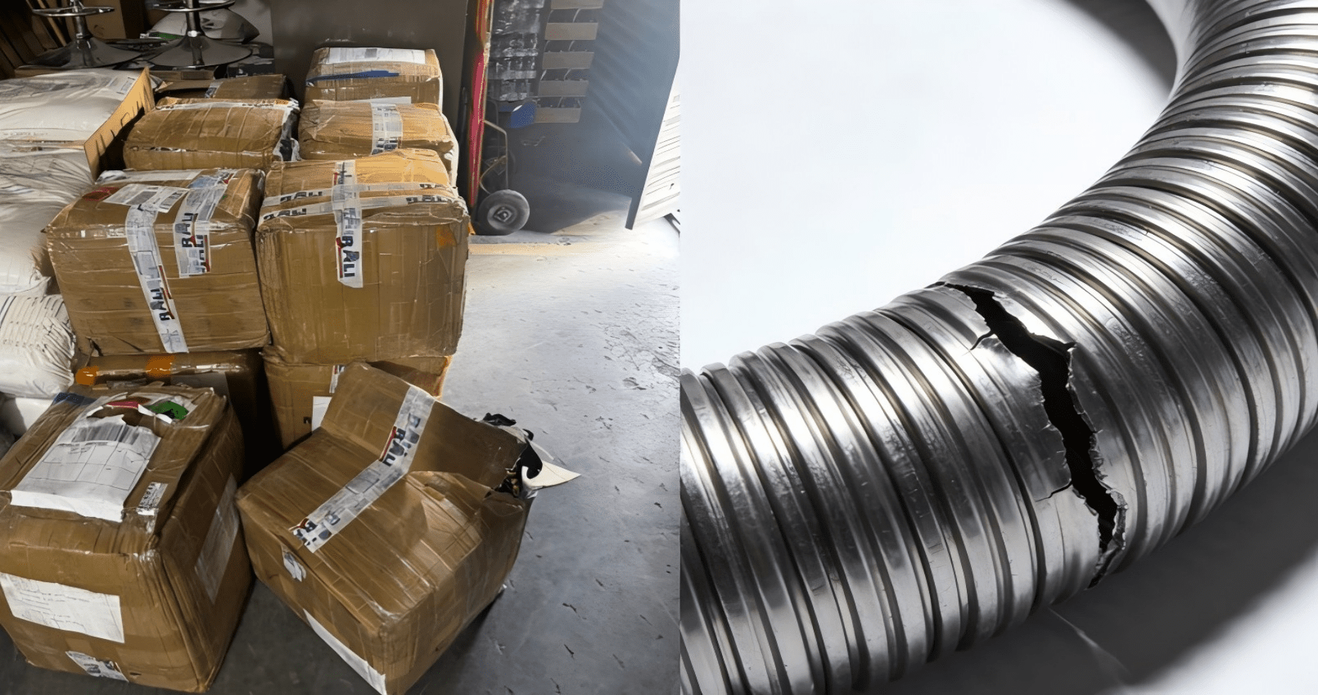 Coiled packing and loose packing