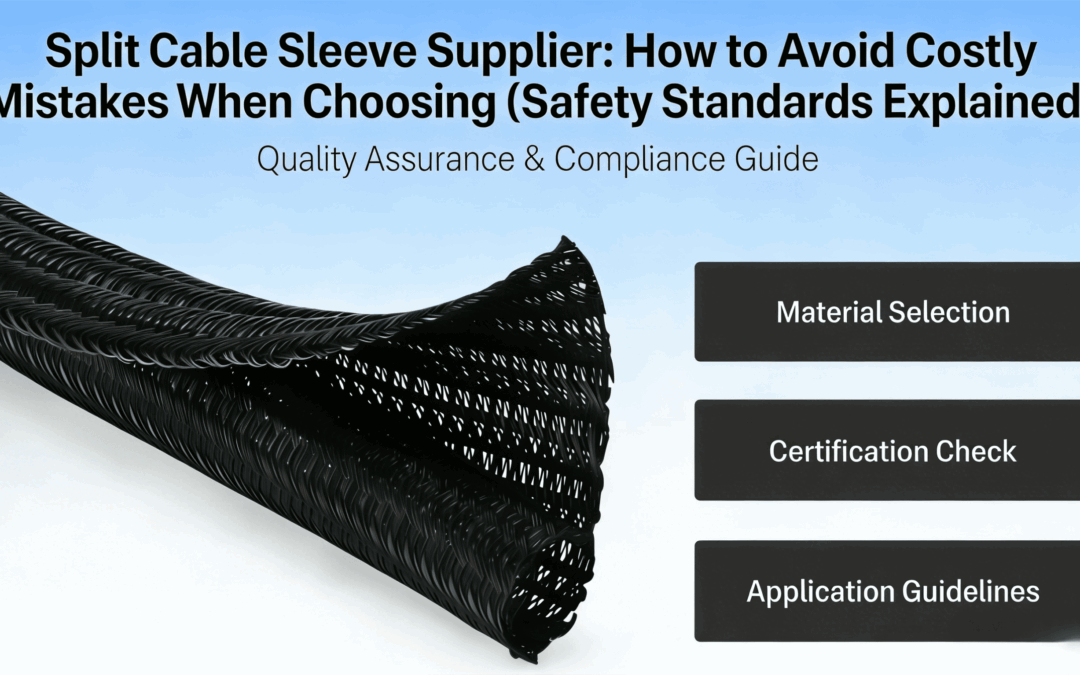 Split Cable Sleeve Supplier: How to Avoid Costly Mistakes When Choosing