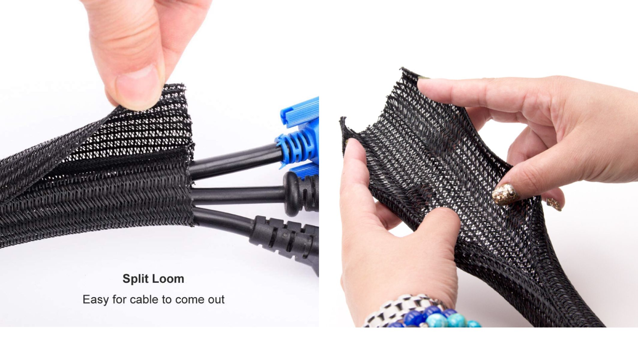 Split sleeving details