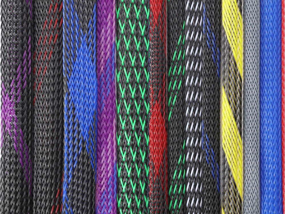 color braided sleeve