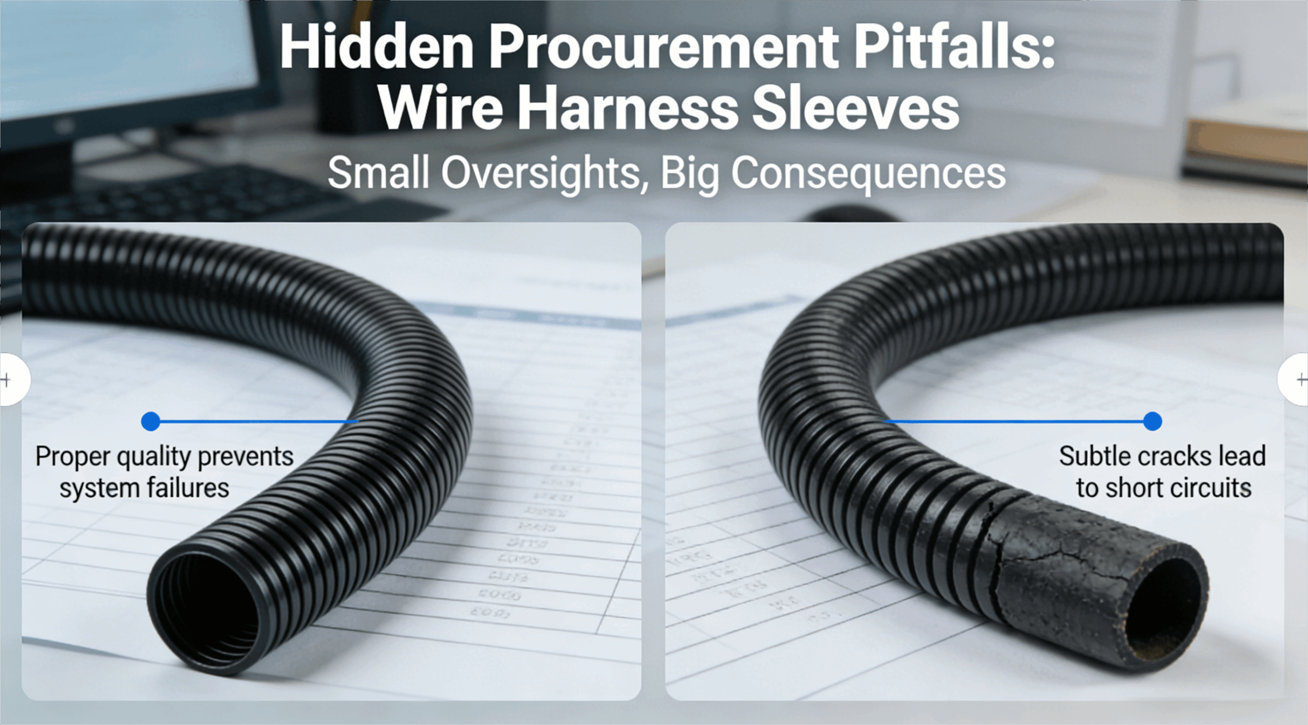 costly mistakes for Split cable sleeve