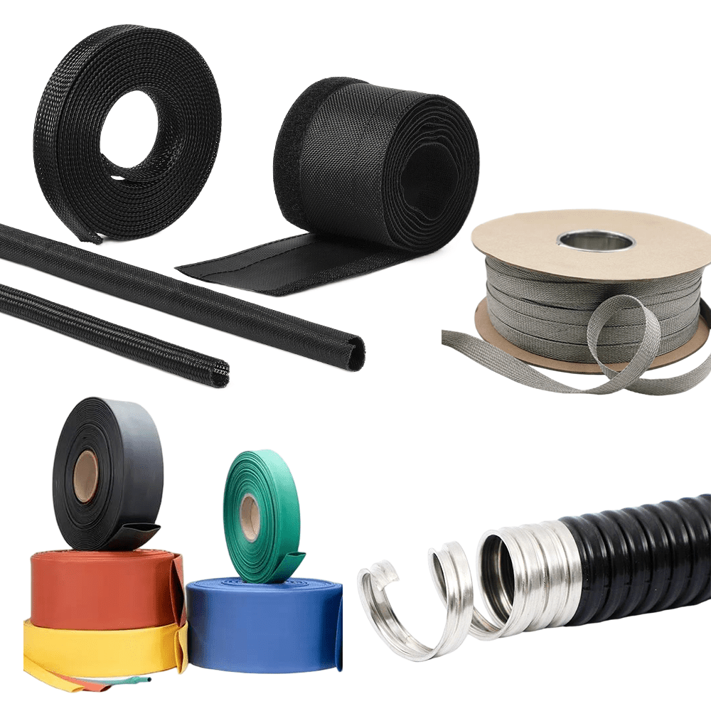 2. Different cable sleeves 2. Different cable sleeves