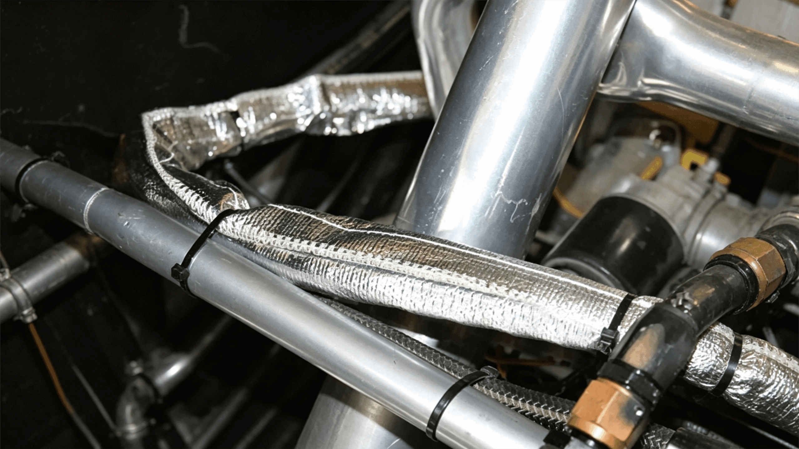 Aluminum Fiberglass Sleeve with Hook and Loop application (1)