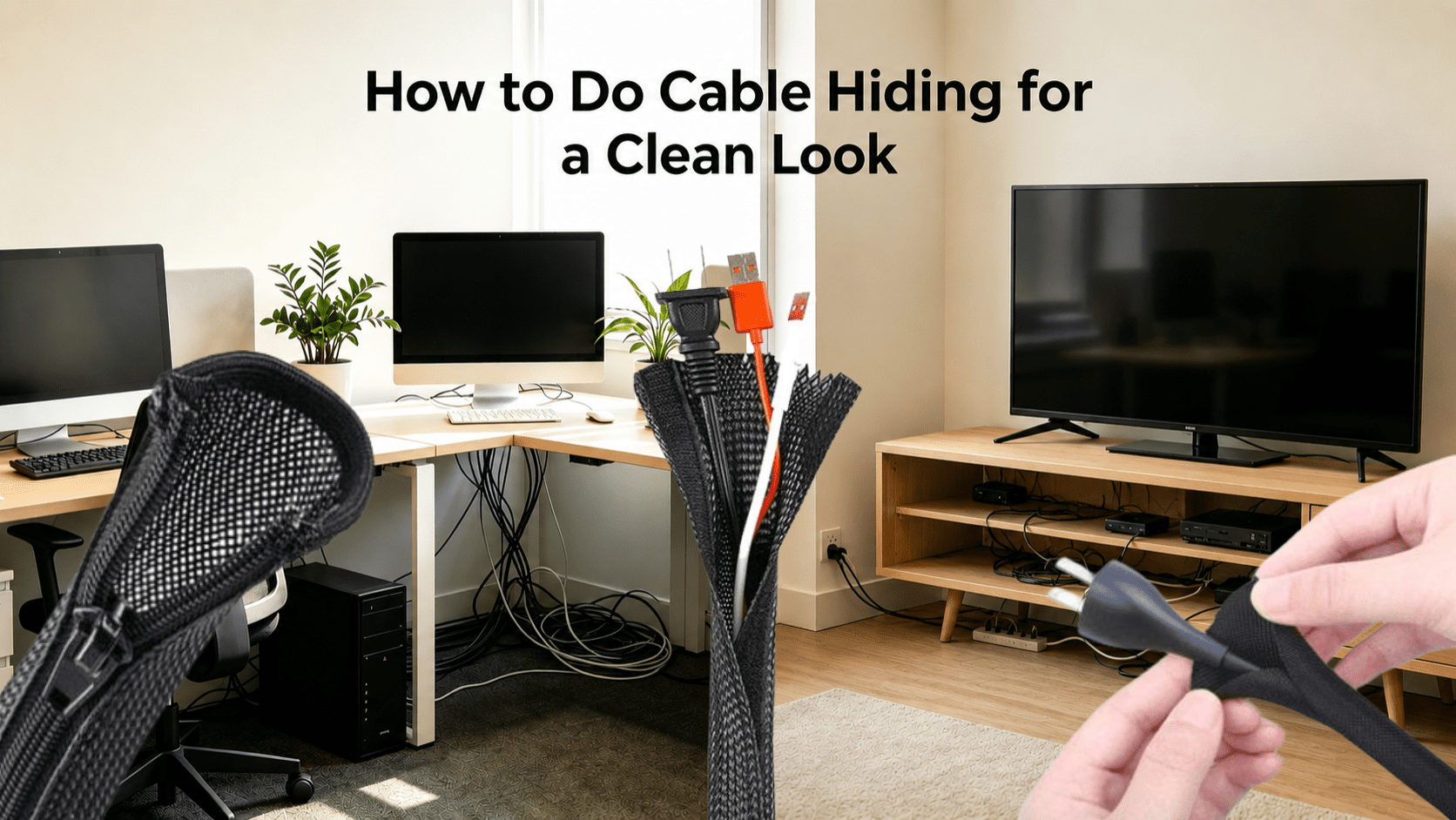 How to Hide the Cables(Easy Cable Management Guide)