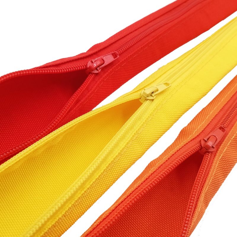 Colourful Zipper Sleeve Cable Wrap
