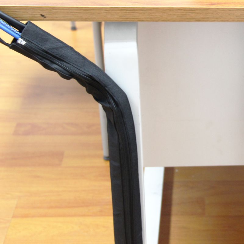 Cable Management Sleeve with Zipper Magnet