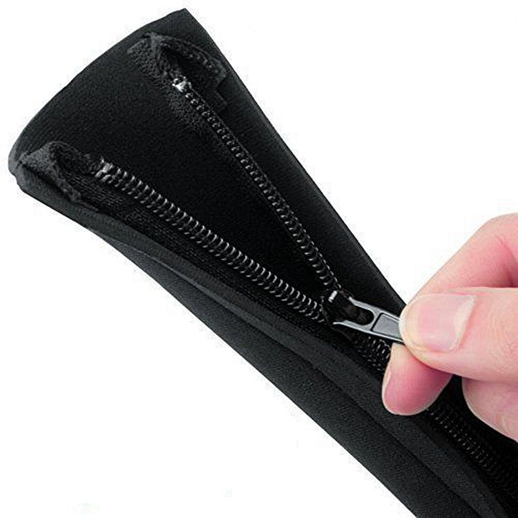 Zipper Neoprene Cable Management Sleeve
