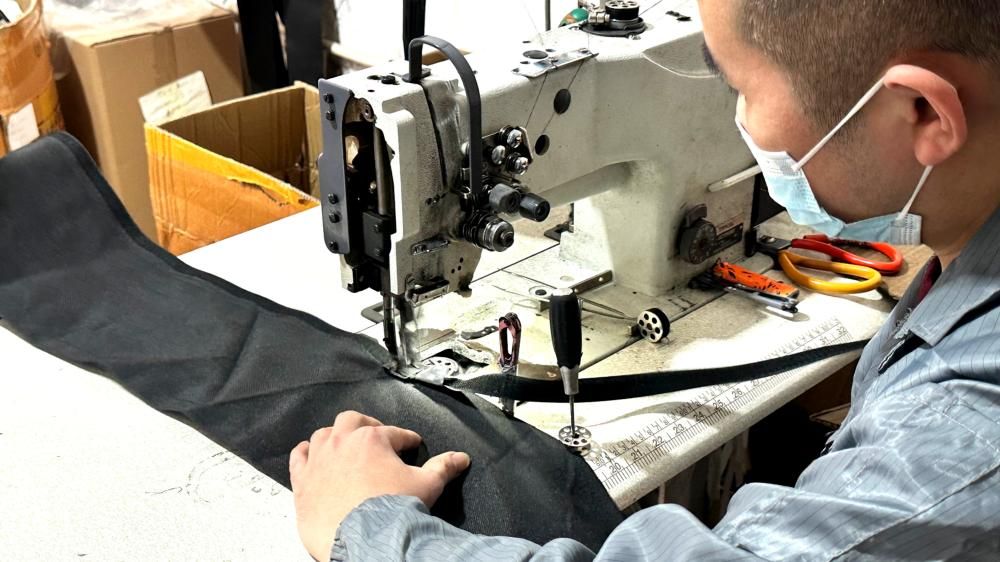 office-cable-sleeve-manufacturing-sewing-workshop