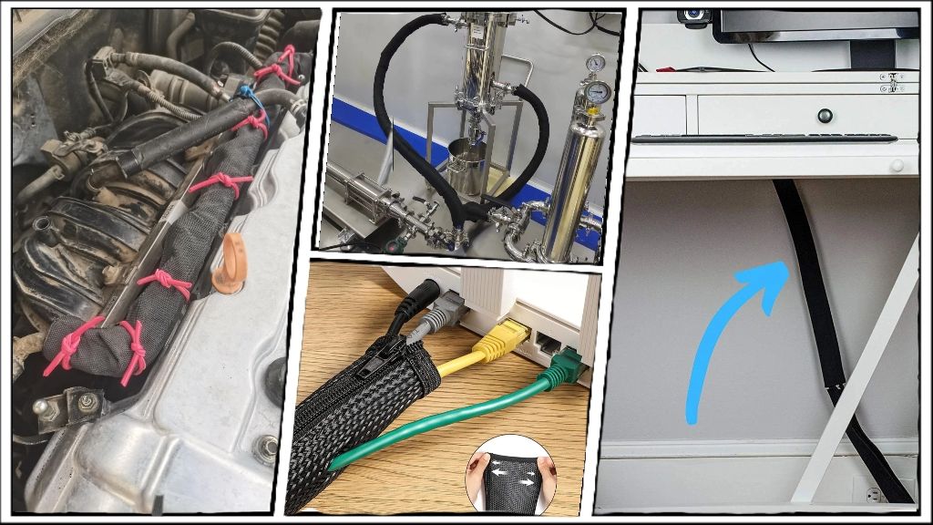 Applications of Hook and Loop Cable Sleeve Applications of Hook and Loop Cable Sleeve
