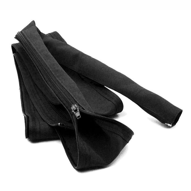 Zipper Sleeve Cable Wrap Detail