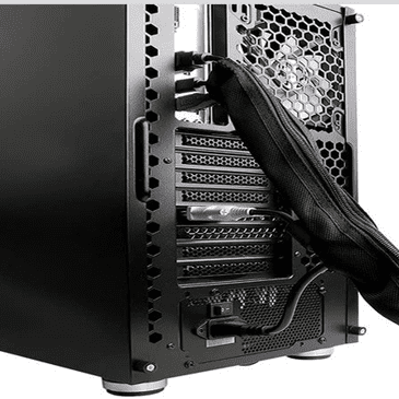 Zipper Sleeve Cable Wrap application
