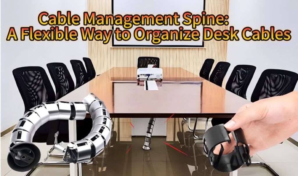 Cable Management Spine: A Flexible Way to Organize Desk Cables