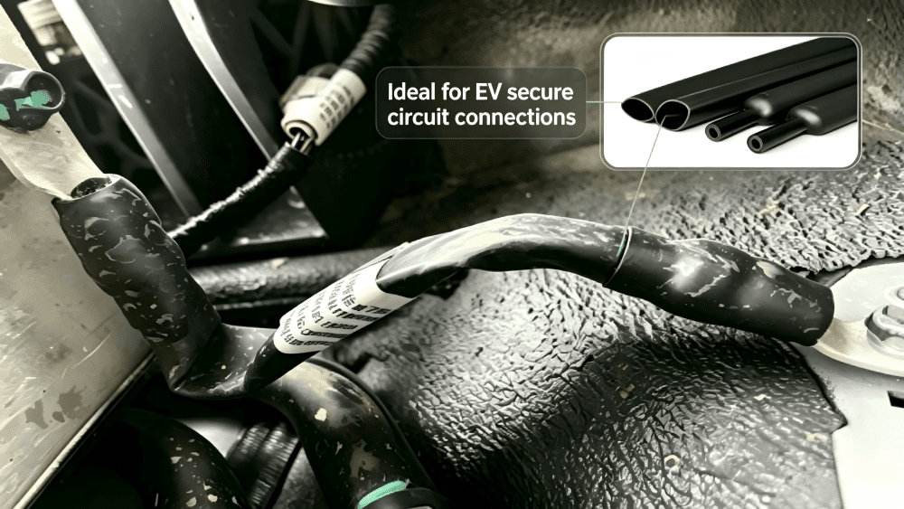 Heat-shrink tubing applicate in EV