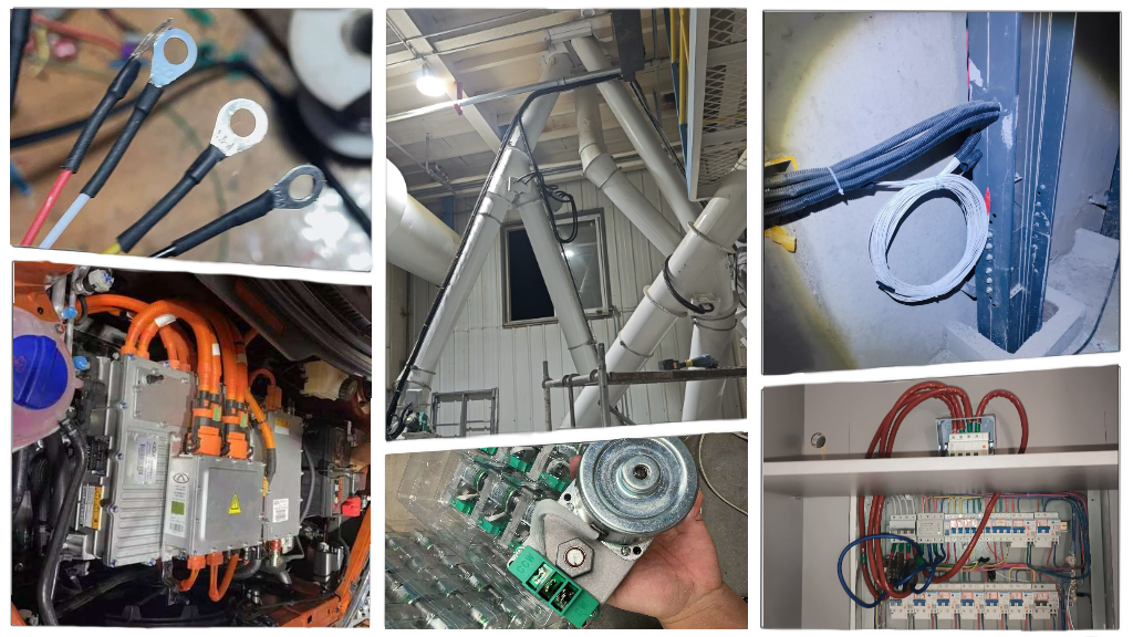 Applications of insulating sleeving Applications of insulating sleeving