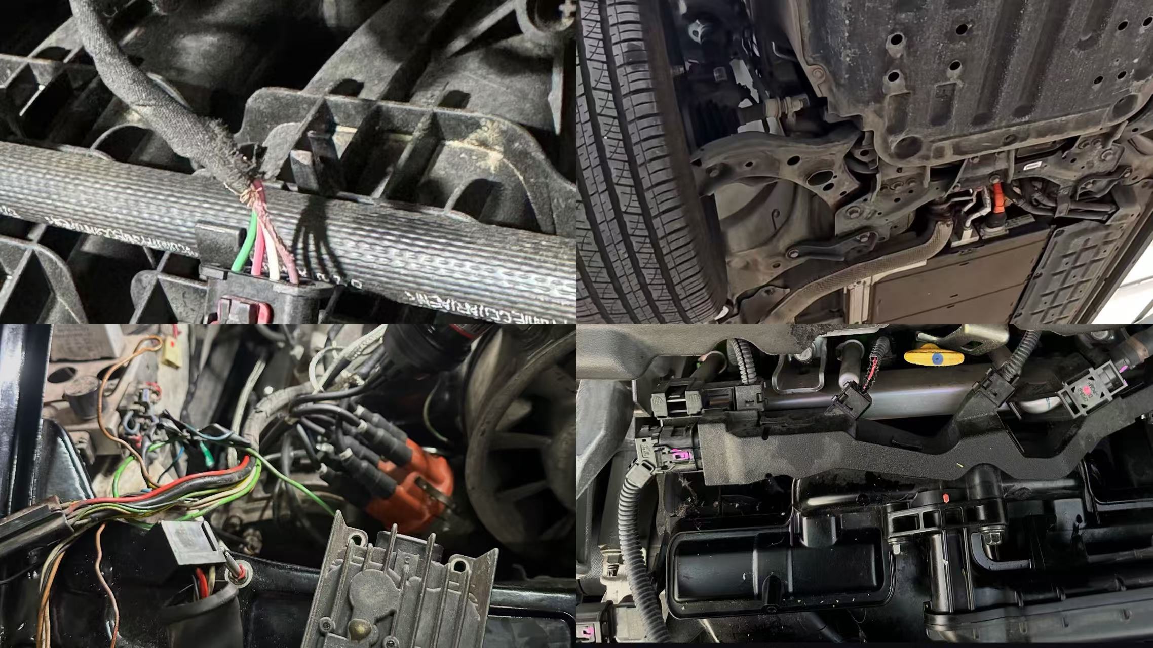What damages automotive wire harnesses