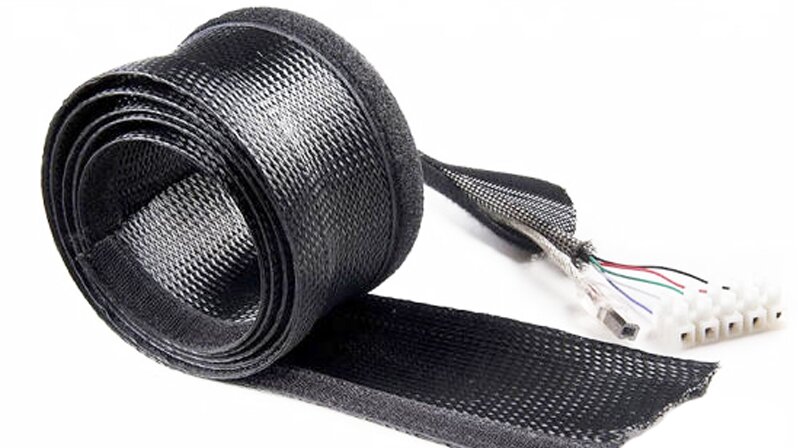 Hook and loop cable sleeve for live cable retrofits Hook and loop cable sleeve for live cable retrofits