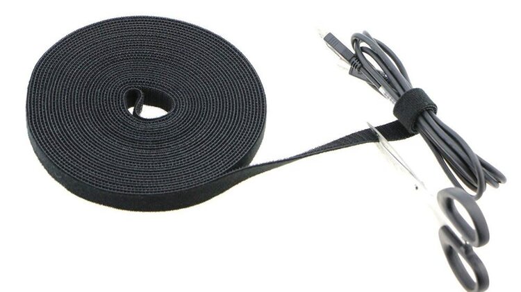 Reusable hook and loop cable tape Reusable hook and loop cable tape